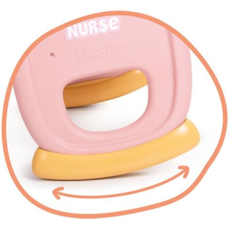 Leagan pentru papusa Smoby Baby Nurse Baby's Cot cu carusel - imagine 6